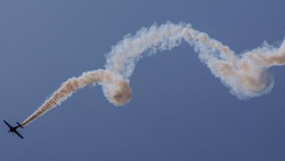 Bild: Stephan Huber
Beim Amberger Flugfest war der mehrfache deutsche Meister Markus Feyerabend zu Gast und zeigte mit atemberaubenden Manövern sein Können.