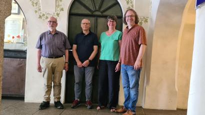 Bild: Emma Landgraf/exb
Der Sachausschuss Kirchenmusik von St. Josef gestaltet die Mittagsandacht.