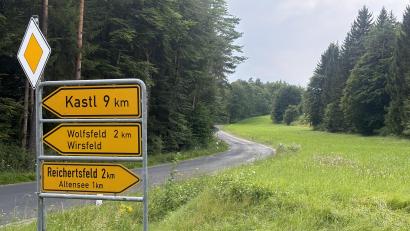 Bild: ge
Von Schwenderöd bis hier zur Abzweigung Wirsfeld reicht der erste Abschnitt des Ausbaus der Kreisstraße AS 3.