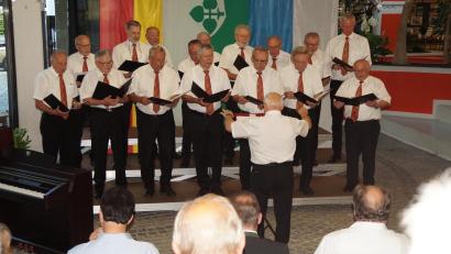 Bild: wel
Der Gesang- und Orchesterverein Schönsee eröffnet den Abend