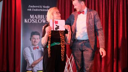 Bild: do
Auch Kita-Leiterin Waltraud Wagner gehört zu den Protagonisten der Zaubershow.