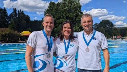Bild: Rosina Miess
Christian Miess (links), Martina Reindl (Mitte) und Wolfgang Sperber waren bei der bayerischen Meisterschaft erfolgreich.