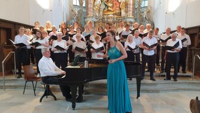 Bild: Susanne Götte/exb
Sommerkonzert mit Nicole Glamsch und Hans Joachim Grajer.