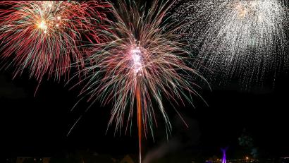 Bild: Gerhard Götz
Das Feuerwerk ist der Höhepunkt beim Seefest in Schönsee.