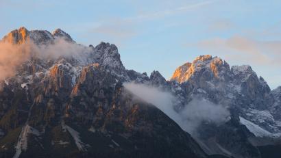 Archivbild: Ursula Düren
Das Massiv des Wilden Kaiser aufgenommen von Ellmau in Tirol.