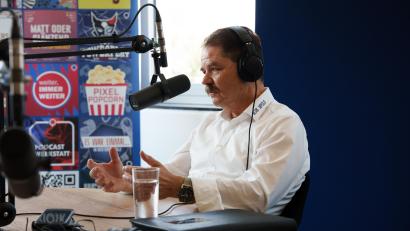 Bild: Jakob Graf
Franz Vodermeier, Geschäftsführer der Blue Devils-Spielbetriebs-GmbH, war zu Gast in der neuen Folge des Devils-Podcasts "Powerplay".