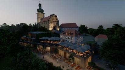 Bild: Architekt Georg Zunner
So könnte die "neue" Bergwirtschaft bei Nacht ausschauen. Der Stadtrat diskutierte in seiner letzten Sitzung darüber.