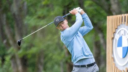 Bild: Ulrich Gamel/kolbert-press
Matti Schmid Aafang Juli bei den BMW Open in München.