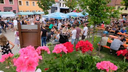 Bild: le
Ein Fest im Herzen des Marktes Floß.