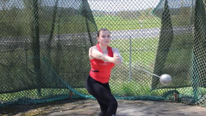 Bild: kro
Hammerwerferin Ricarda Baum