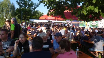 Bild: bk
Gute Laune herrschte bei Jung und Alt an der Uferpromenade.