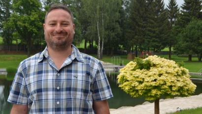 Bild: dob
Raphael Fritz ist der neue Bademeister der städtischen Freibadanlage.