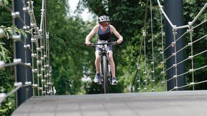 Bild: ref
Über die Vilsbrücke auf dem ehemaligen LGS-Gelände.