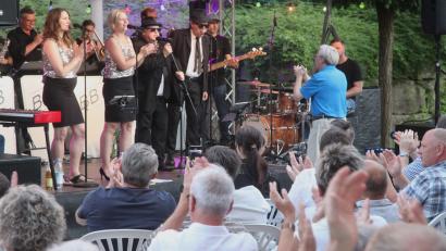 Bild: Hirsch
Die BUL's Brothers begeistern die Besucher mit einer Soul- und Blues-Revue.