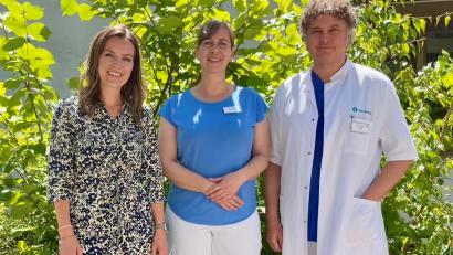 Bild: Susanne Hornauer/exb
Kathrin Hofstetter, Dorothee Kühnau, Dr. Josef Zäch (von links).