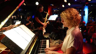Bild: Kunz
Das Abschlusskonzert des Jazz-Seminars im "Bistrot Paris" ist ein voller Erfolg.