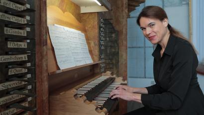 Bild: Wolfgang Steinbacher
In der Orgelmusikreihe in der Schulkirche war am Samstag Jirina Marešová aus Prag zu Gast.