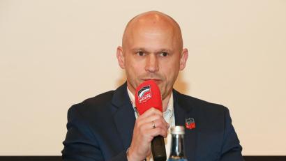 Bild: Mario Wiedel
Sven Gerike ist seit dem 1. Januar Geschäftsführer und Sportlicher Leiter bei den Selber Wölfen in Personalunion.