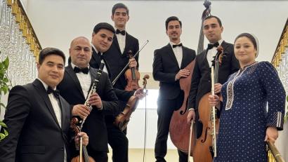 Bild: Festival junger Künstler Bayreuth/exb
Das turkmenische Kammermusikensemble gastiert am Montag in Winklarn.