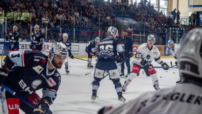 Bild: Kaminsky
Die Blue Devils haben am Samstag ein öffentliches Eistraining absolviert.