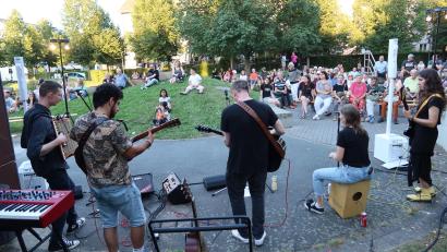 Bild: Kunz
"The Train Rockers" im Stockerhutpark.