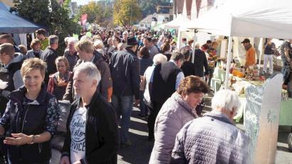 Archivbild: Bernhard Knauer
Bei Besuchern aus Nah und Fern beliebt: Den Bauernmarkt Neustadt/WN wird es 2025 wieder geben - mit einigen Neuerungen.