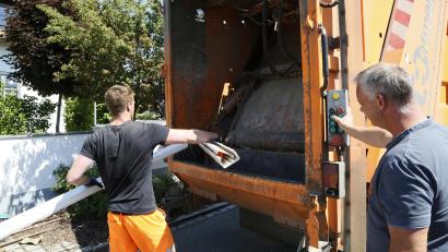 Bild: Hösamer, Clemens [CH] (clemens.hoesamer@oberpfalzmedien.de)
Die Sperrmüllsammlung beginnt auch in  der Stadt Schwandorf.