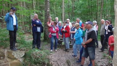 Bild: exb
Am Tag des Wanderns machten sich 26 Teilnehmer zum Wasser-Wander-Weg auf.