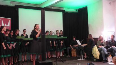 Bild: Beitrag, Externer [EXB]
Der Chor „Feel The Gang“ im Seidel-Saal.