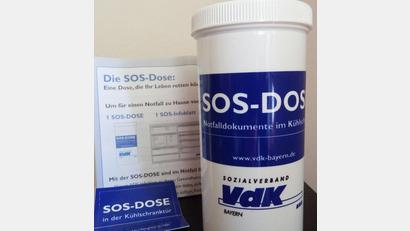 Bild: spz
Die Dose, die im Kühlschrank aufbewahrt wird, kann im Notfall Leben retten.