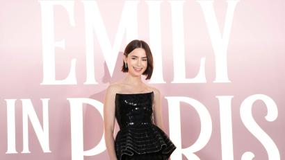 Bild: Jordan Strauss/Invision/AP
Die britische Schauspielerin Lily Collins .