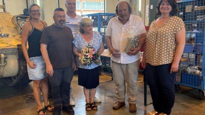 Bild: Pirner
Von links: Stephanie Franz, Dietmar Pienkny, Hans-Jürgen Pirner, Judith und Manfred Weiß, Maria Pausch.