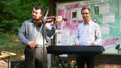 Bild: mh
Brano und Miro aus der Slowakei bieten einen bunten Reigen von Melodien.