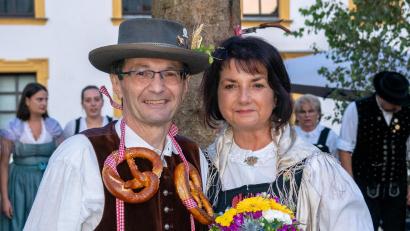 Bild: ge
Sie sind das Oberkirwapaar der "Alten": Werner und Monika Raab