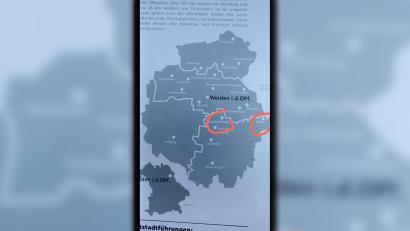 Bild: Wolfgang Würth
Leuchtenberg und Eslarn im Landkreis Schwandorf? Nur in der Broschüre der Stadt Weiden.
