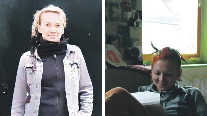 Bild: Jasmin Stahl, Sebastian Schwarzmeier
Jasmin Stahl mit 34 in Berlin (links) und mit 19 in Weiden (rechts).