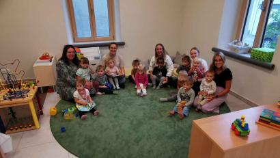 Bild: gz
Das Personal der Kinderkrippe fühlt sich mit den Kindern im Gästehaus wohl.