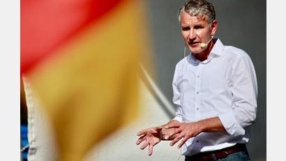 Bild: Matthias Bein/dpa
Wahlkampf in Thüringen: Kommt es zum Rechtsruck? (Archivbild)