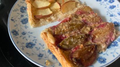 Bild: Margot Gerlitz
Kuchen mit Äpfeln oder Zwetschgen: schnell fertig und lecker.