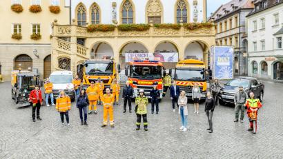 Bild: Marcus Rebmann
Auf den Fotos der Internetseite posieren Mitarbeiter der Stadtverwaltung.