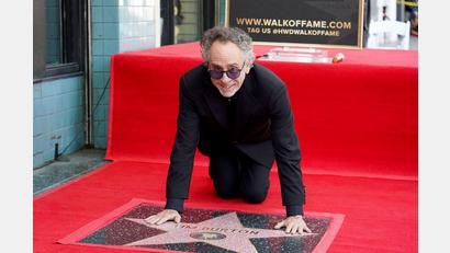 Bild: Jordan Strauss/Invision/AP
Regisseur Tim Burton ist nun in Hollywood verewigt