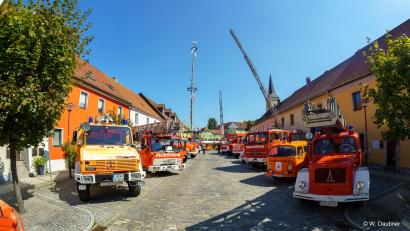Archivbild: Wilhelm Daubner
Zur Kirchweih am Wochenende organisiert die Historische Feuerwehr Windischeschenbach wieder ein Oldtimer-Treffen.