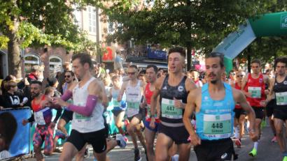 Bild: Ring
Simon Boch (vorne rechts) gewann den deutschen Meistertitel im Halbmarathon in Hamburg.