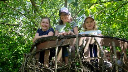 Archivbild: le
Kinder sind willkommen, den Kreislehrgarten in Floß am Sonntag zu erkunden.