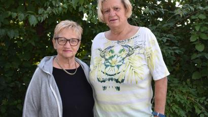 Bild: rgr
IIlona Wittmann (von links) und Hildegard Haupt leiten das Trauerseminar, das am 24. Oktober beginnt.