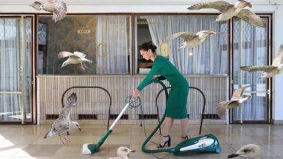 Bild: Claudia Grünig/exb
Das Werk von Claudia Grünig heißt "Die Vögel".
