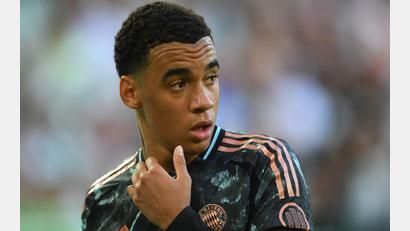 Bild: Swen Pförtner/dpa
Jamal Musiala zählt beim FC Bayern zu den größten Hoffnungsträgern für die kommenden Jahre.