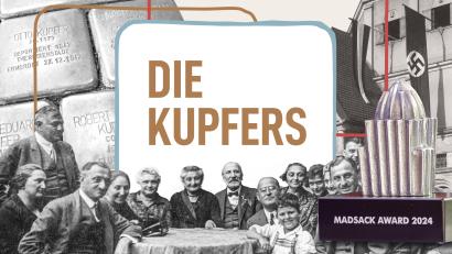 Bildmontage: Christian Gold/Tim Schaarschmidt
Die crossmediale Serie zu den Kupfers von Oberpfalz-Medien wurde mit dem Madsack Award ausgezeichnet.