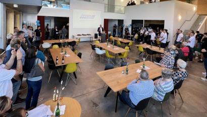 Bild: Kerstin Mutzbauer/exb
Einen Blick hinter die Kulissen konnten die Besucher beim Tag der offenen Tür bei der System Logistics GmbH werfen.