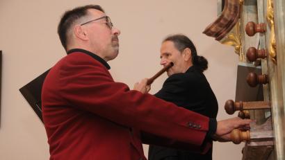 Bild: ge
Markus Kämmle an der Traversflöte und Dr. Markus Lommer an der Orgel boten eine hervorragende Vorstellung.